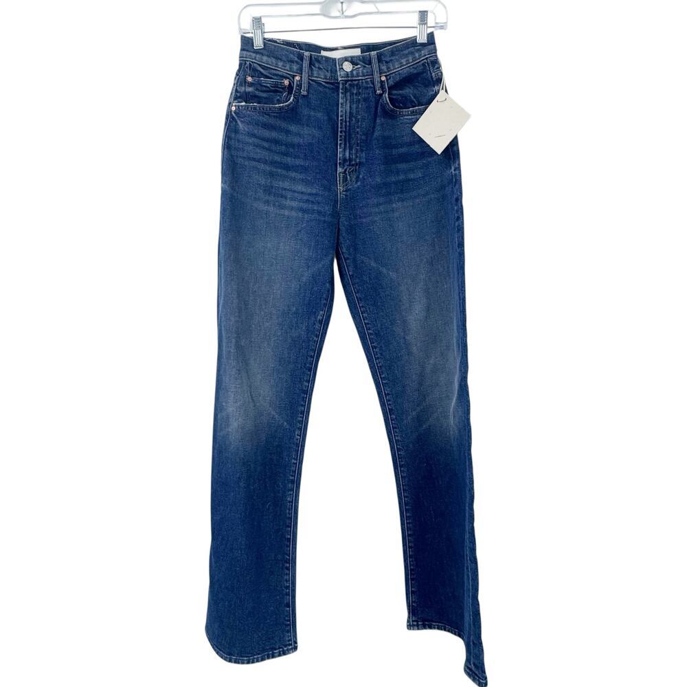 Mother Women's The Lasso Sneak Wide Leg Jeans Punk Nouveau Size 25 NWT - Picture 4 of 11